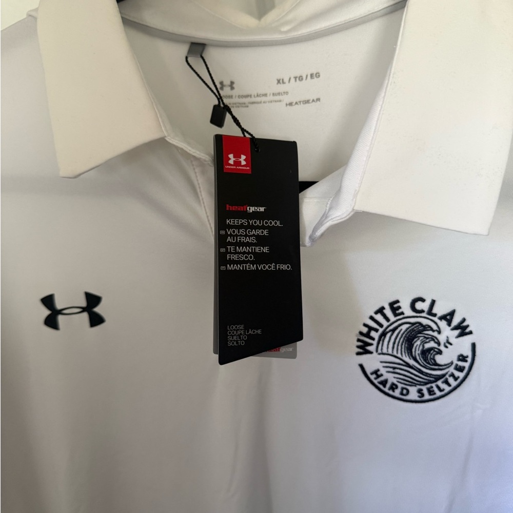 Under Armour White Claw Polo Shirt XL